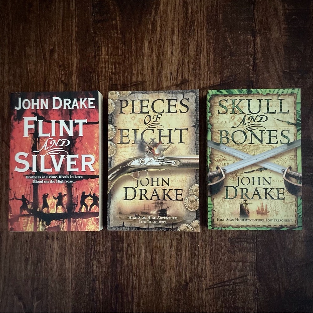 Pirate Adventure Trilogy books by John Drake